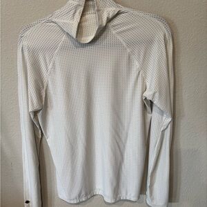 CALIA by Carrie Underwood Cream Perforated Top